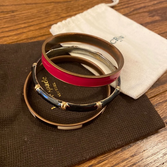 Kate Spade & J.Crew Bangle Stack - Picture 2 of 4